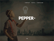 Tablet Screenshot of pepperbrandmanagers.com